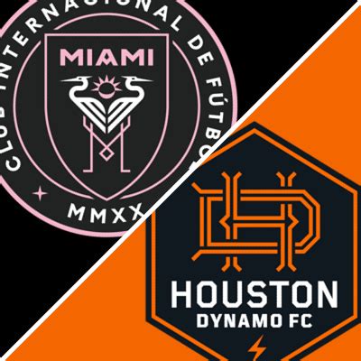 Saturday - Houston Dynamo vs. Inter Miami CF | Shell Energy Stadium at 8:30 p.m. ET. Inter Miami will visit Houston for the first time in what will be the first of two consecutive road games to close out the month of April. Kick off for the matchup against the Dynamo is set for 8:30 p.m. ET.